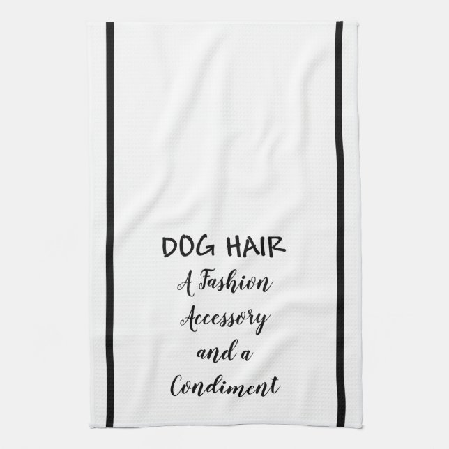 Geschirrtuch-Hundehaar ein Mode-Accessoire Geschirrtuch (Vertikal)