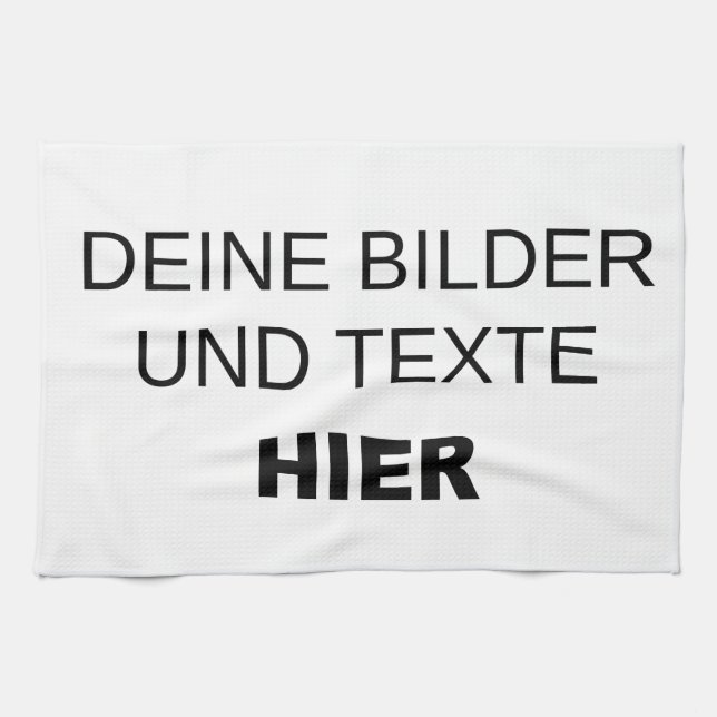 Geschirrtuch komplett selbst gestalten (Horizontal)