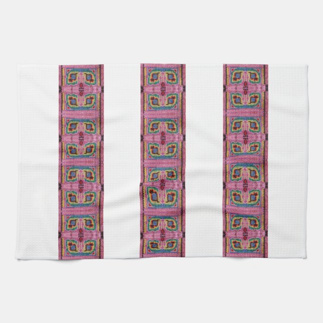 Geschirrtuch mit Omas Besticken (Horizontal)