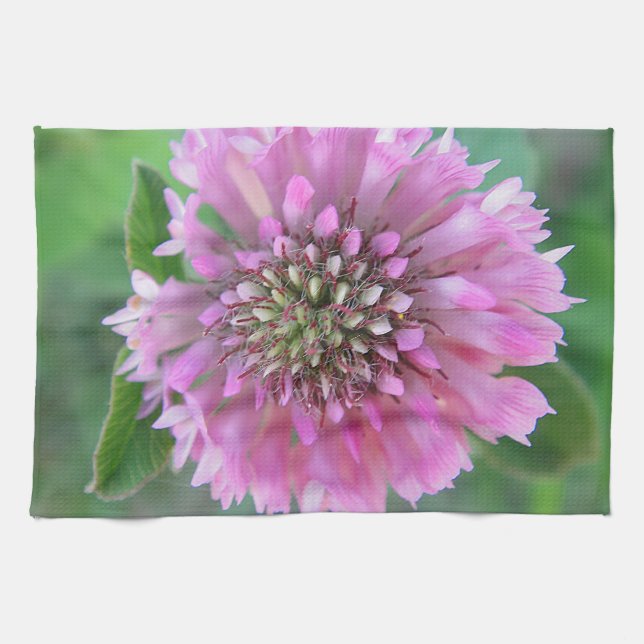 Geschirrtuch rosa Blüte (Horizontal)