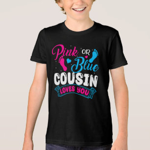 Geschlecht Cousin Rosa oder Blau Cousin Lieben Sie Tri-Blend Shirt