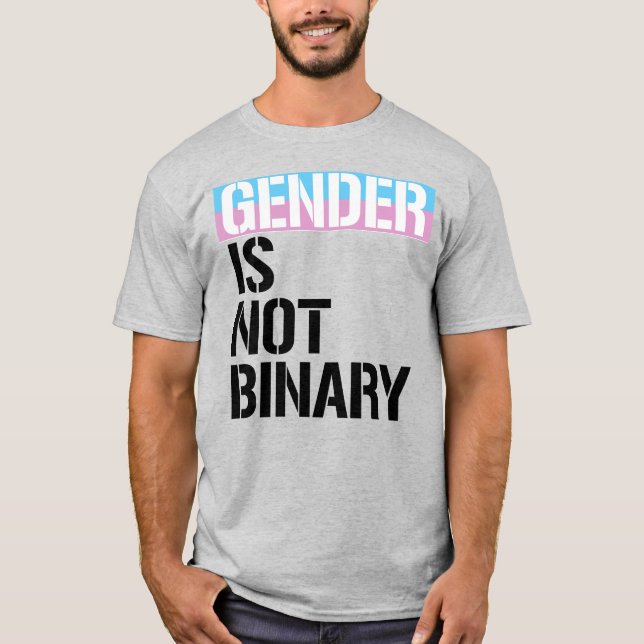 Geschlecht ist nicht binär T-Shirt (Vorderseite)