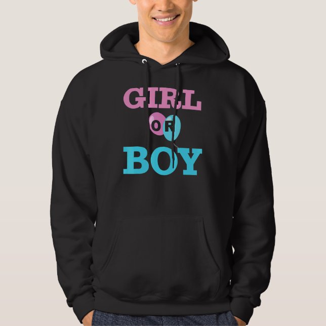 Geschlecht: Junge oder Mädchen rosa oder blaue Mam Hoodie (Vorderseite)