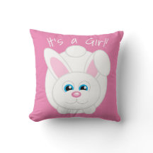 Geschlecht Niedlicher Cartoon Bunny Pink Throw Kis