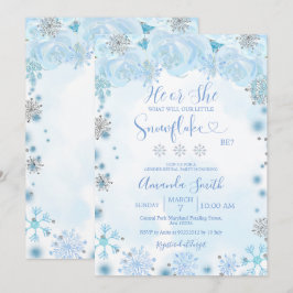 Geschlecht offenbaren, dass er oder sie blaue Schn Einladung