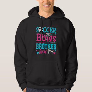 Geschlecht offenbaren Fußball oder Bögen Brüder Li Hoodie