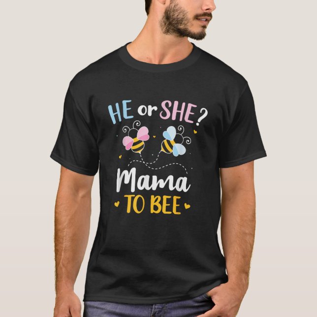 Geschlecht offenbart, dass er oder sie ein Familie T-Shirt (Vorderseite)