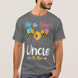 Geschlecht offenbart, dass er oder sie Onkel ein B T-Shirt