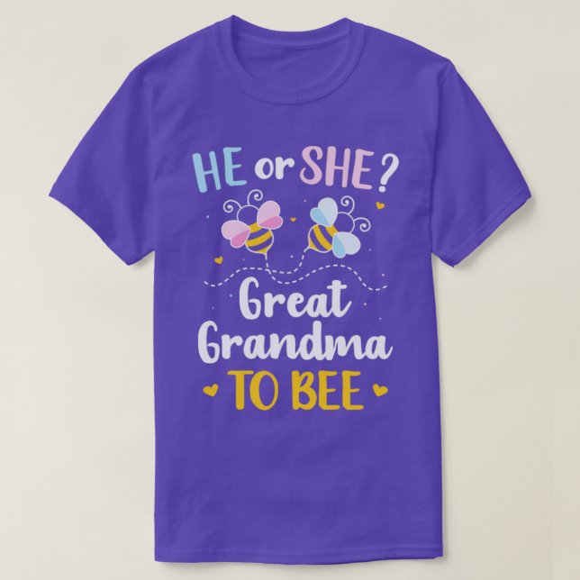 Geschlecht offenbart, dass er oder sie Urgroßmutte T-Shirt (Design vorne)