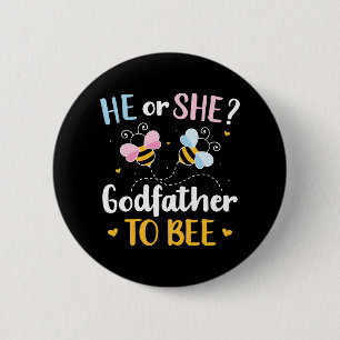 Geschlecht offenbart, dass sie Pate für Baby-Part Button