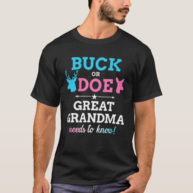 Geschlecht offenbart Fehler oder tut große Oma Übe T-Shirt (Vorderseite)