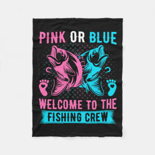 Geschlecht offenbart Fischen rosa oder blau willko Fleecedecke