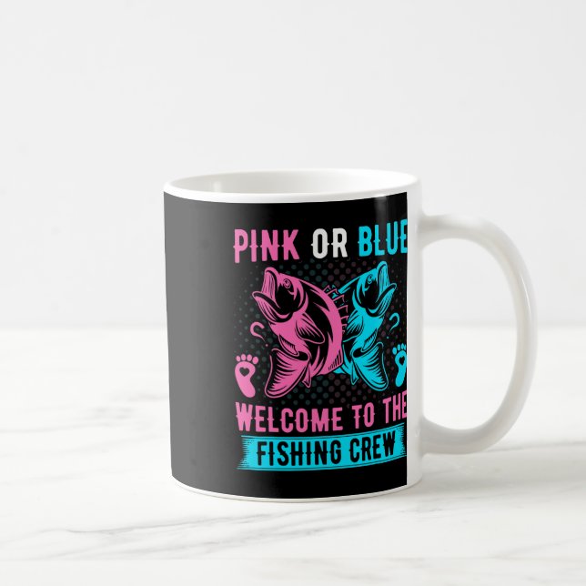 Geschlecht offenbart Fischen rosa oder blau willko Kaffeetasse (Rechts)