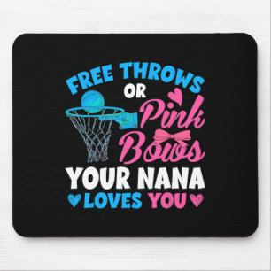 Geschlecht offenbart freie Pfeile oder rosa Bögen Mousepad