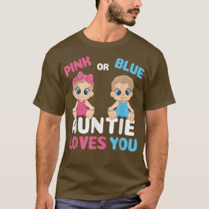 Geschlecht offenbart lustige Tante Lieben, die Sie T-Shirt