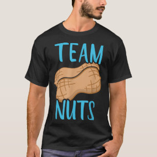 Geschlecht offenbart Mannschaftsnüsse Junge, der F T-Shirt