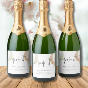 Geschlecht offenbart Pop, wenn sie Baby Shower Pop