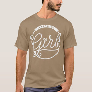 Geschlecht offenbart Team Boy oder Team Girl Blue T-Shirt