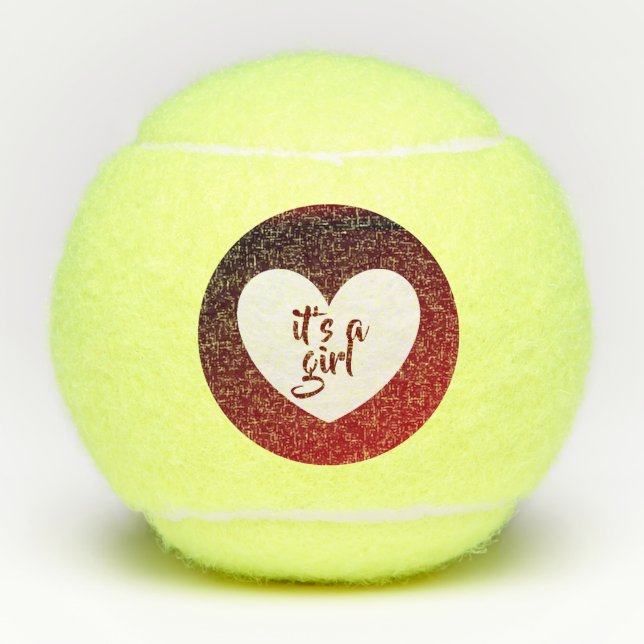 Geschlecht offenbart Tennisball von dalDesignNZ Tennisbälle (Vorderseite)