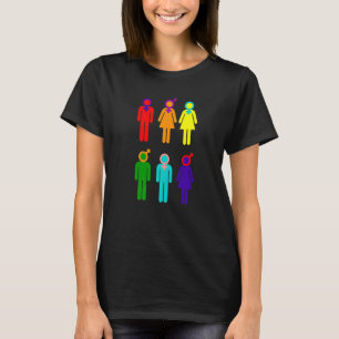 Geschlecht Pride Lgbtq Rainbow Transgender Bisexua T-Shirt