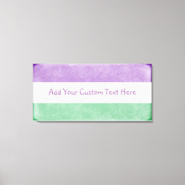 Geschlecht Quee Flag Art Canvas Print Leinwanddruck