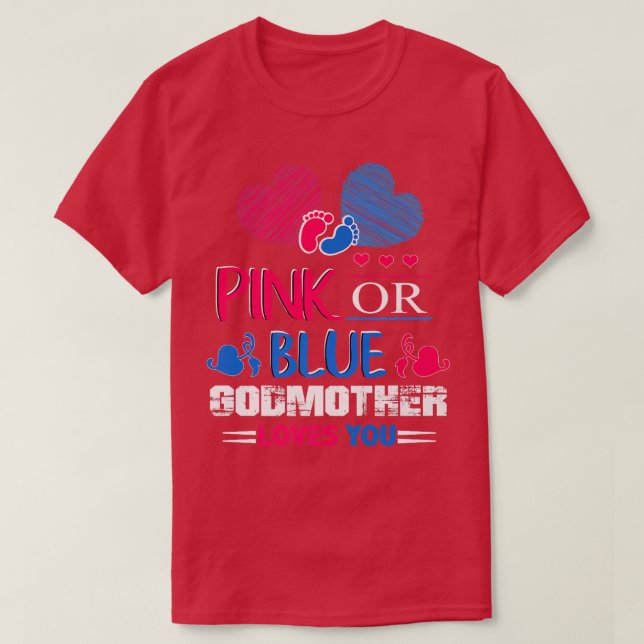 Geschlecht: Rosa oder blaue Mutter werden Lieben Y T-Shirt (Design vorne)