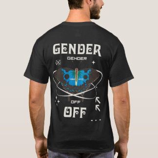 Geschlecht von Ellipse BTF dunkel, nicht binär T-Shirt