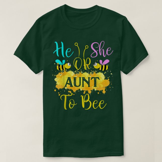 Geschlecht: Was wird es sein, dass er oder sie Tan T-Shirt (Design vorne)