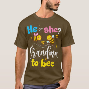 Geschlecht zeigt, dass er oder sie Oma ist, rosa o T-Shirt