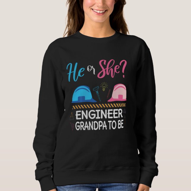 Geschlecht zeigt, dass er oder sie Pop hat, eine Z Sweatshirt (Vorderseite)
