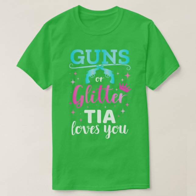 Geschlecht zeigt Glitzer--Syndrom auf, das dem Bab T-Shirt (Design vorne)