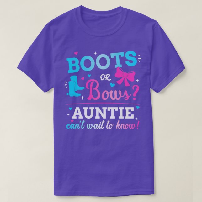 Geschlecht zeigt Stiefel oder Bögen an, die dem Ba T-Shirt (Design vorne)