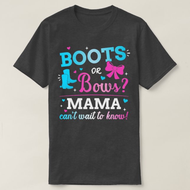 Geschlecht zeigt Stiefel oder Bögen auf, die dem B T-Shirt (Design vorne)