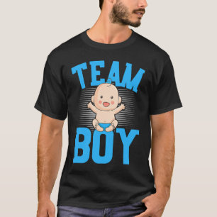 Geschlechterankündigung  Team Junge Baby Party Rev T-Shirt