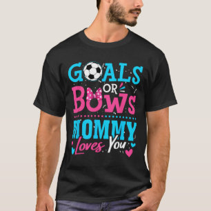 Geschlechterenthüllungsziele Oder Bögen Mami Liebt T-Shirt