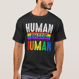 Geschlechtergleichstellung bei LGBT-Regenbogenflag T-Shirt