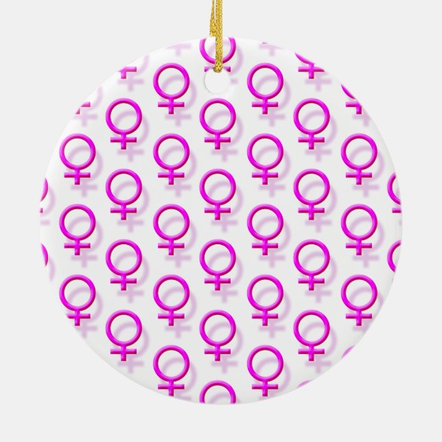 Geschlechtersymbole Keramikornament (Hinten)