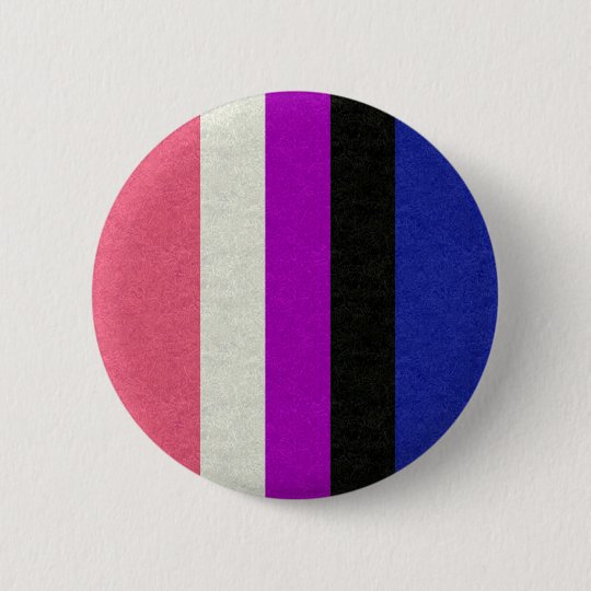 Geschlechts-Flüssigkeits-Flagge Runder Button 5,7 Cm