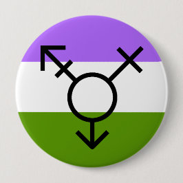 Geschlechts-Revolution LGBTQA Genderqueer Button
