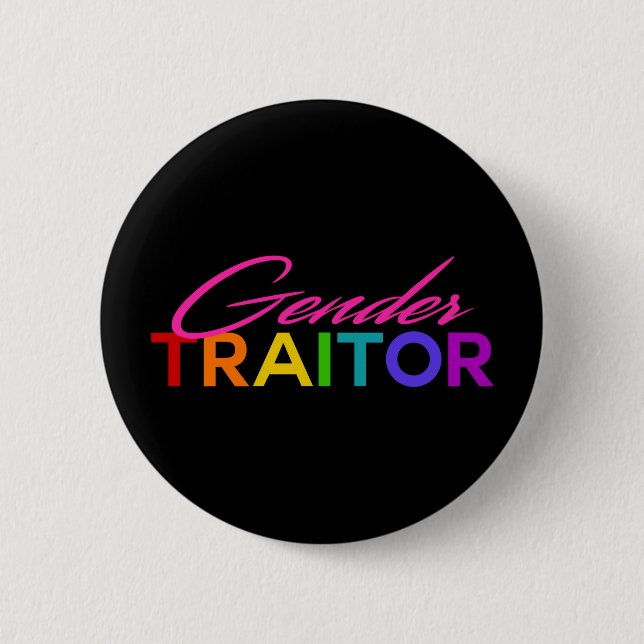Geschlechts-Verräter Button (Vorderseite)