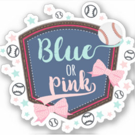 Geschlechtsankündigung Aufkleber