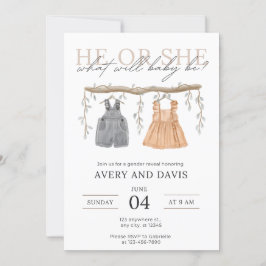 Geschlechtsankündigung Einladung