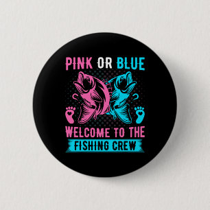 Geschlechtsenthüllung Angeln Rosa oder Blau Willko Button