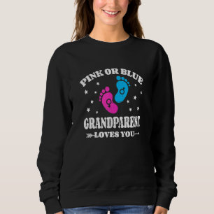 Geschlechtsenthüllung Großeltern Baby Dusche Opa O Sweatshirt