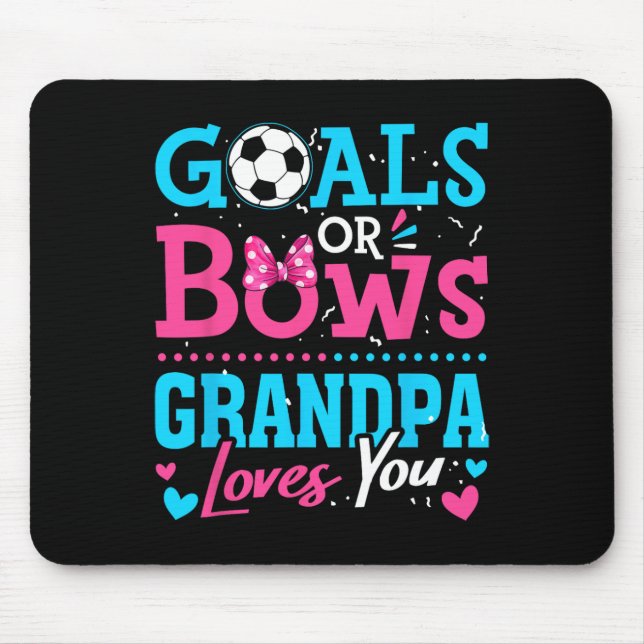 Geschlechtsenthüllungsziele Oder Bögen Opa Liebt D Mousepad (Vorne)