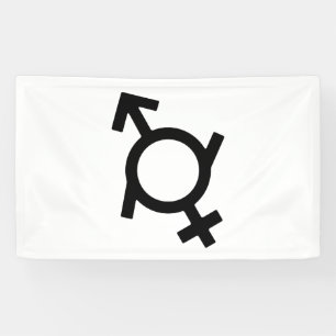 Geschlechtsfließendes weibliches und männliches Ge Banner
