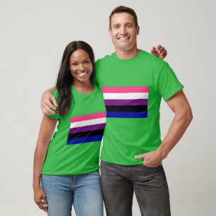 Geschlechtsfluidflagge T-Shirt