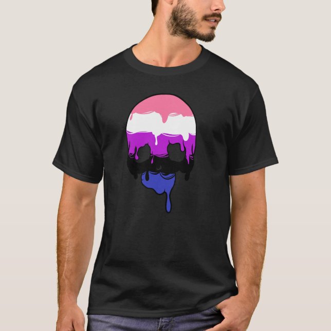 Geschlechtsflüssiges Drucktrockner T-Shirt (Vorderseite)