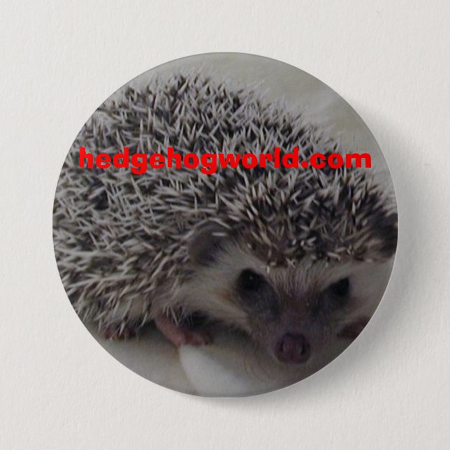 Geschlechtskrankheits-Igelsknopf Button (Vorderseite)
