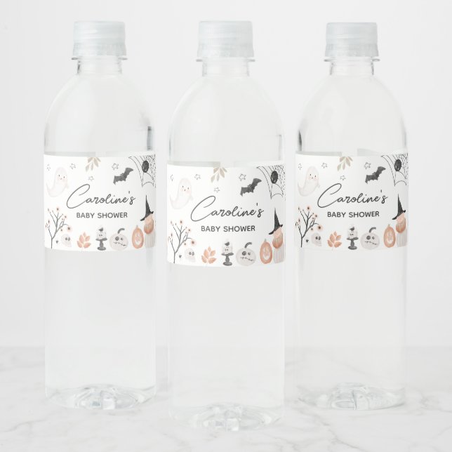 Geschlechtsneutral eine kleine Boo Baby Dusche (Flaschen)